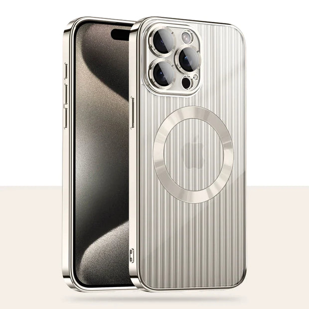 Luxury Stripes Magnetic Cover