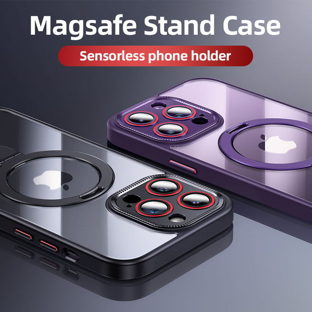 Transparent Lens Protection Magsafe Case