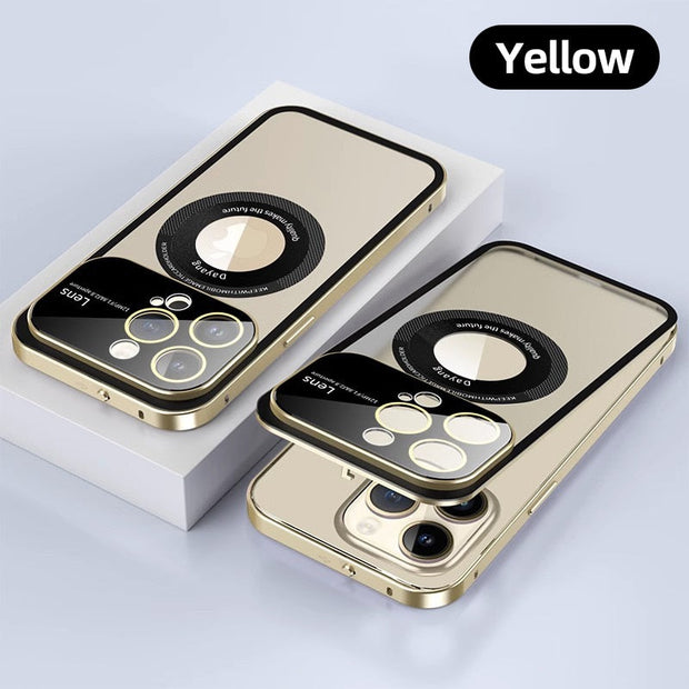 High Quality Lens Glass Metal Frame Magnetic Cover