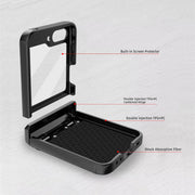 Shockproof Case with Screen Protection & Kickstand For Galaxy Z Flip 5