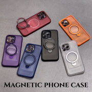 Magnetic Kickstand 2in1 Case & Lens Film