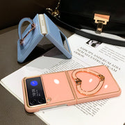 Luxury Heart Bracket Case For Samsung Galaxy Z Flip 4 5G